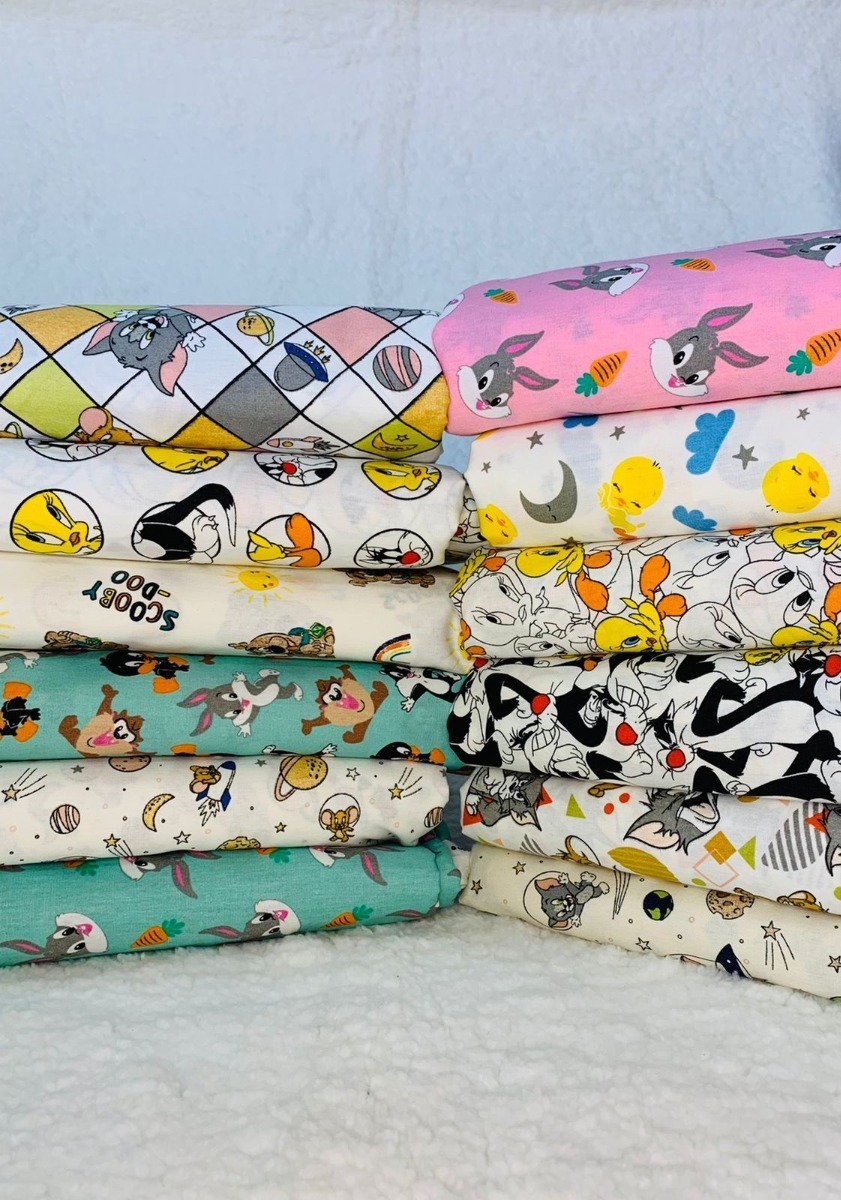 Tricoline Personagens Looney Tunes, Tom&jerry Etc 1,0x1,50m - Imagem 16