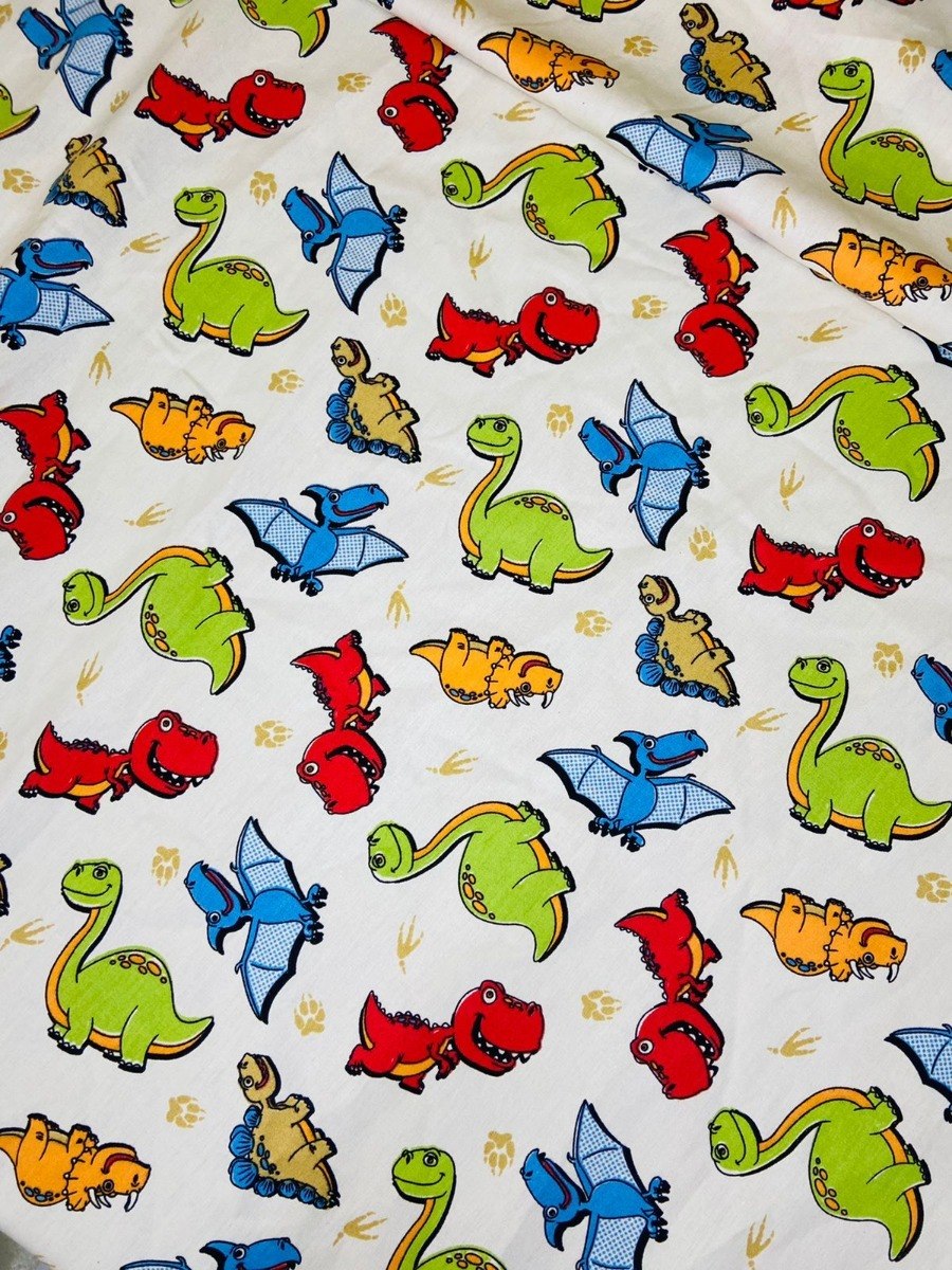 Meio Metro Tecido Tricoline Dinos 100%algodão 0,5mt X 1,50mt - Imagem 5