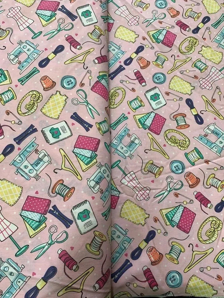 Meio Metro Tecido Tricoline Patchwork 100%algodão 0,5x1,5mt - Imagem 12