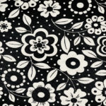 9-Flor branca fundo preto