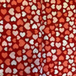 1-Coração Vermelho/Branco