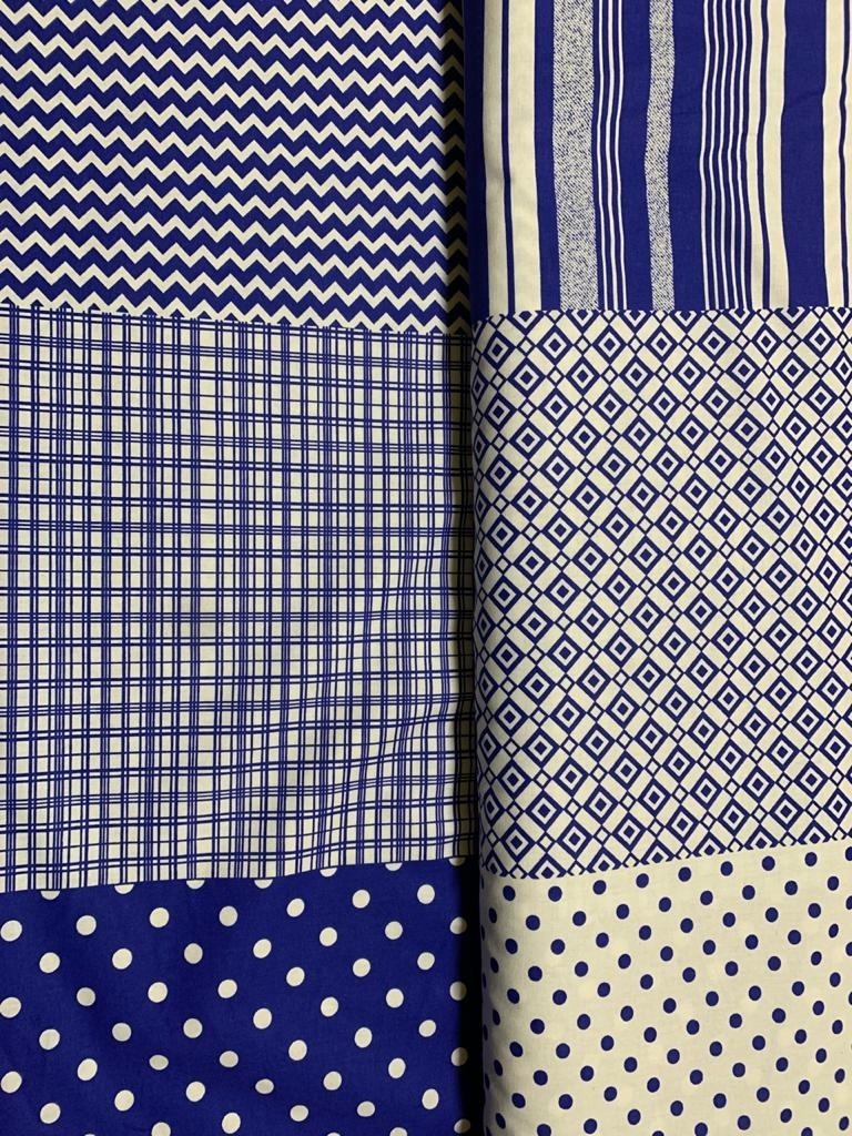 Meio Metro Tecido Tricoline Patchwork 100%algodão 0,5x1,5mt - Imagem 4