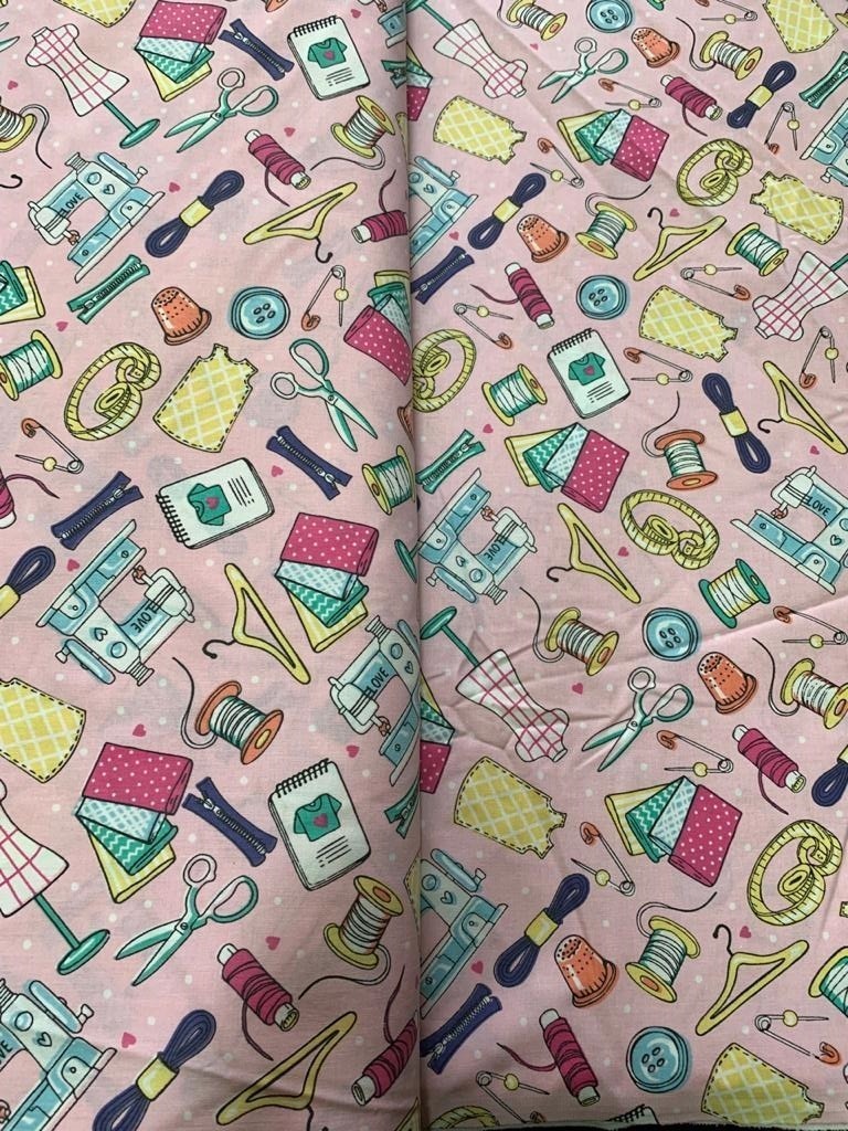 Meio Metro Tecido Tricoline Patchwork 100%algodão 0,5x1,5mt - Imagem 5