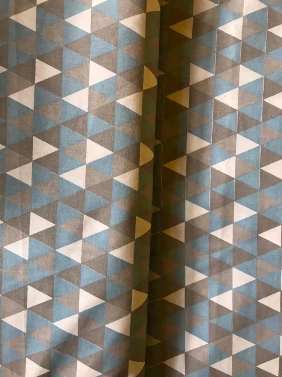 Tecido Tricoline Estampado Geométricos 100% Algodão 1,0x1,5m - Imagem 4