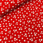 Corações fundo vermelho 2