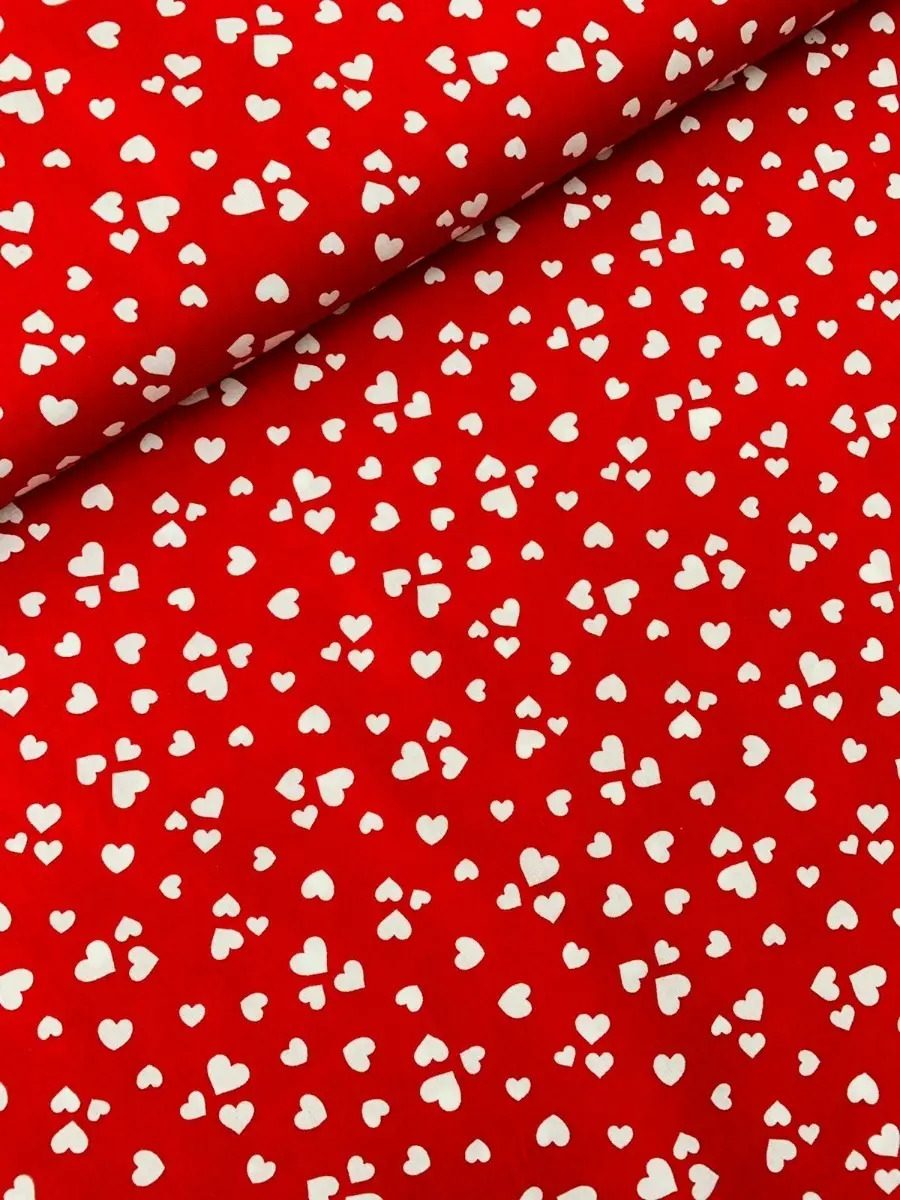 Tecido Tricoline Estampado Corações 0,5x1,50m P/ Artesanatos - Imagem 18