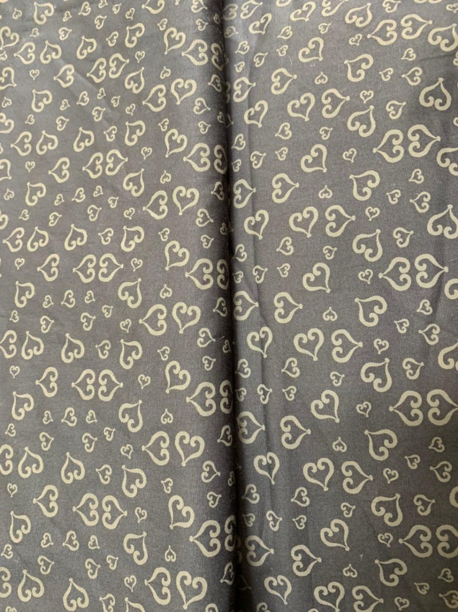 Tecido Tricoline Estampado Corações 0,5x1,50m P/ Artesanatos - Imagem 8