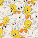 4-Piu Piu amarelo/pret e branc