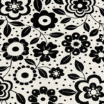 10-Flor preta fundo branco