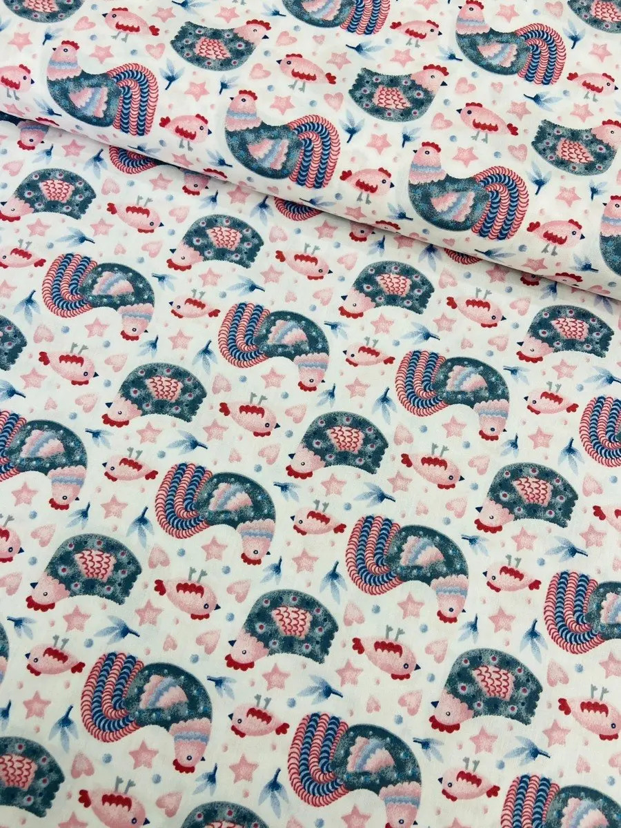 Tecido Tricoline Fabricart Várias Estampas (1,0mt X 1,50 Mt) - Imagem 26